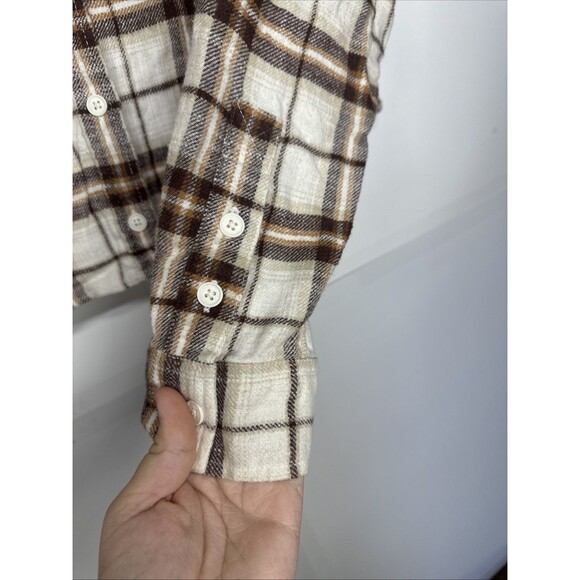 American Eagle Outfitters women’s cropped flannel Size Small - Picture 6 of 9